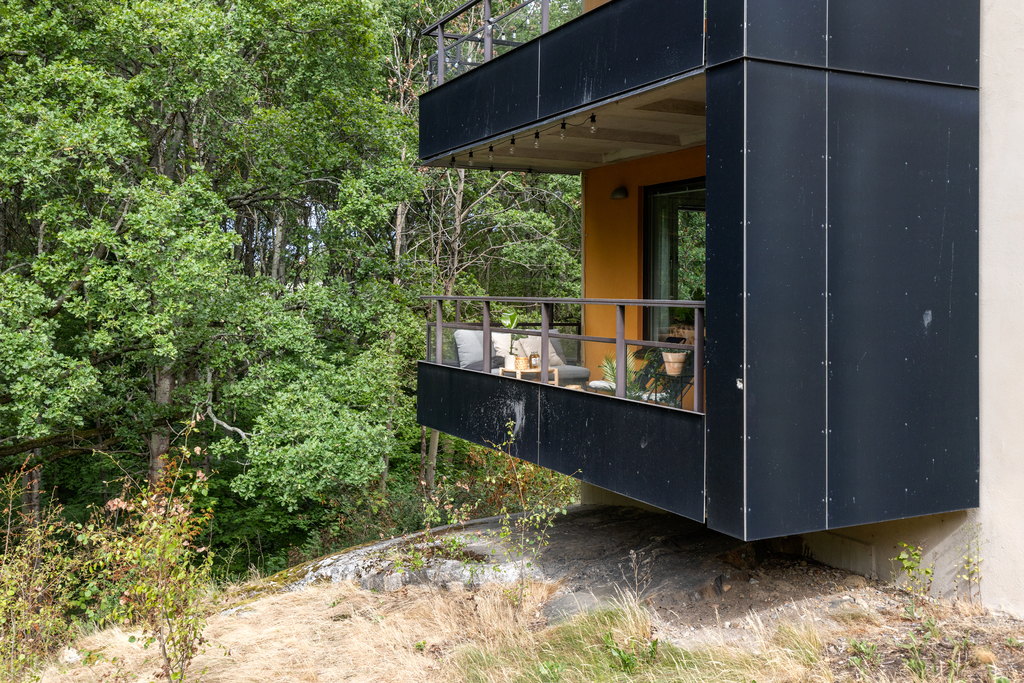 Balkongen sedd utifrån