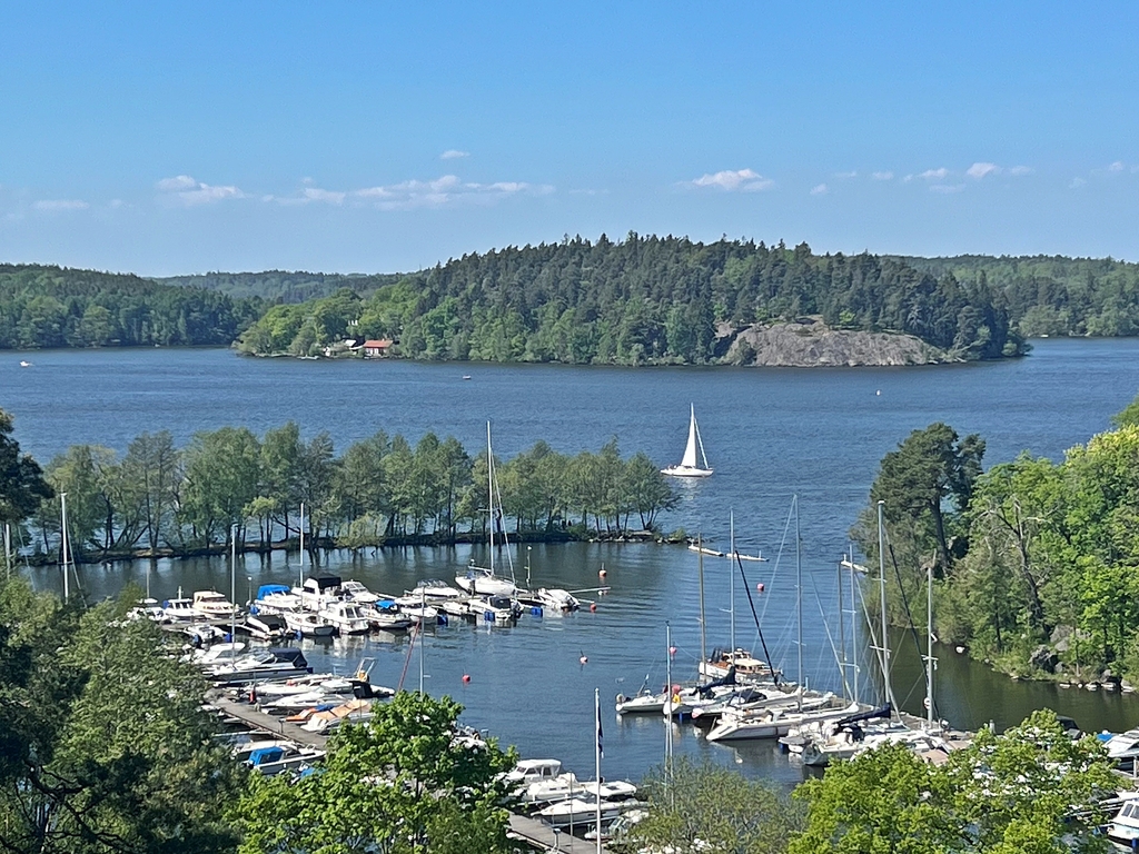 Utsikt från balkongen