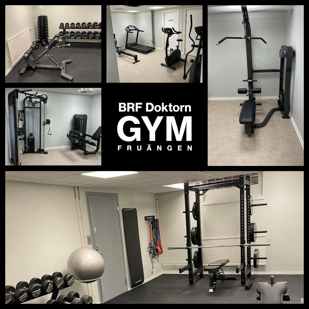 Föreningens fina gym