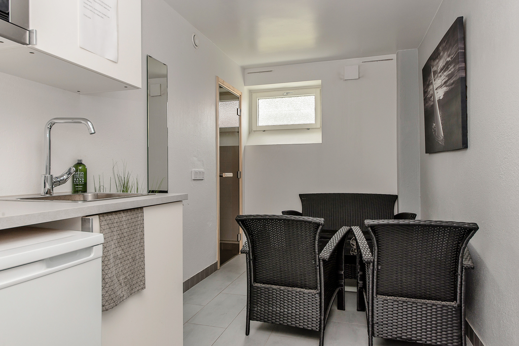 Föreningens relaxrum och kök