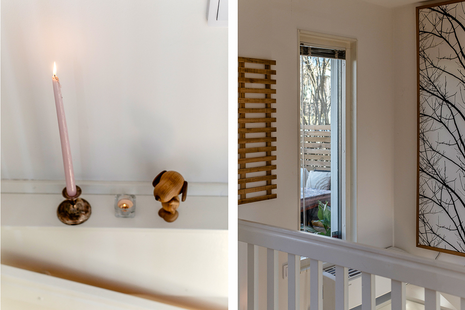 Trappan mellan våningsplanet